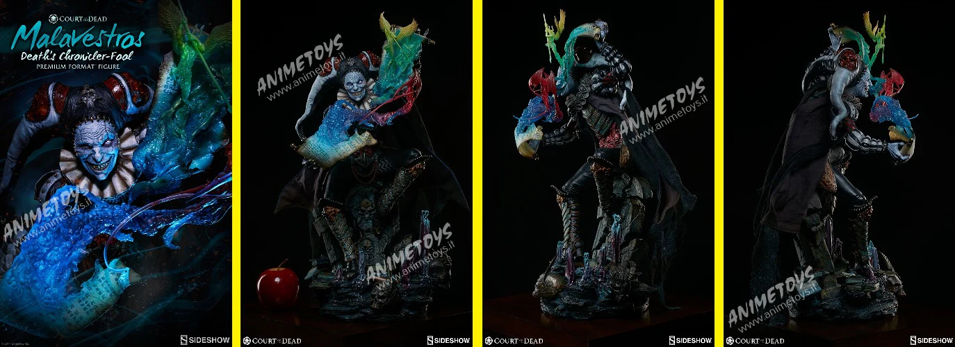 SIDESHOW - Court of The Dead - Malavestros Deaths Chronicler Fool - 1:4 Premium Format SS300413 - Image 4