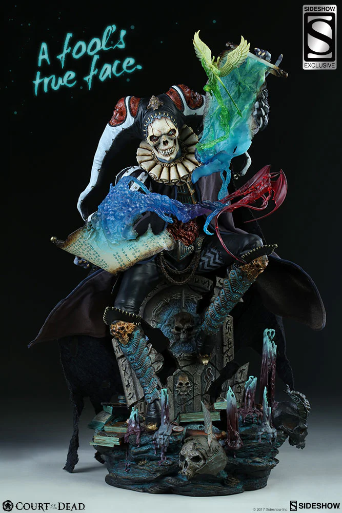 SIDESHOW - Court of The Dead - Malavestros Deaths Chronicler Fool - 1:4 Premium Format EXCLUSIVE - Image 22