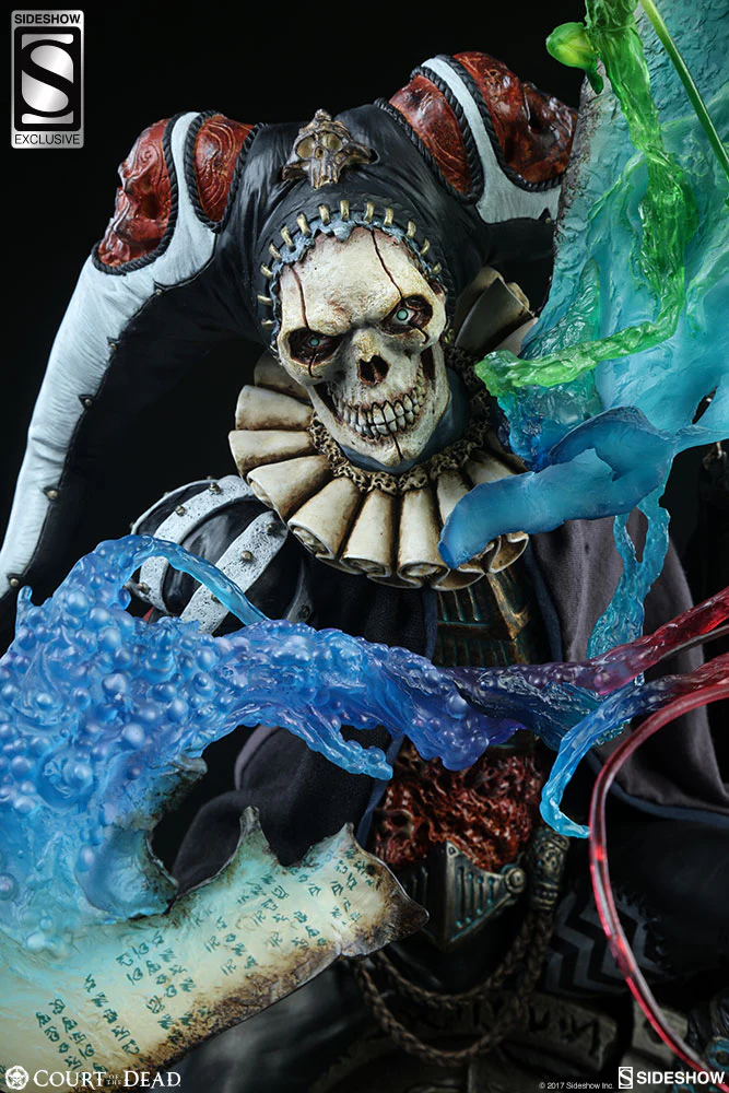 SIDESHOW - Court of The Dead - Malavestros Deaths Chronicler Fool - 1:4 Premium Format EXCLUSIVE - Image 23