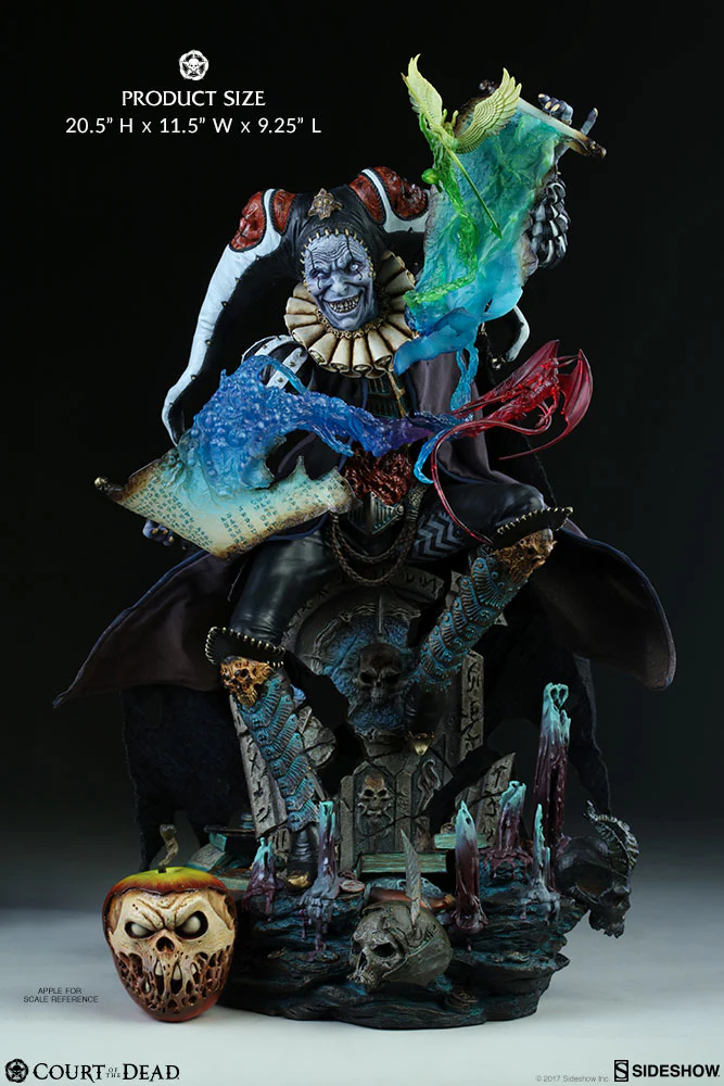 SIDESHOW - Court of The Dead - Malavestros Deaths Chronicler Fool - 1:4 Premium Format EXCLUSIVE - Image 4