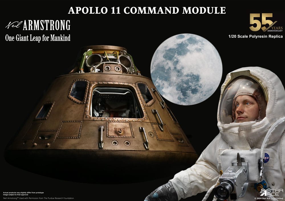 STAR ACE - Apollo 11 Replica 1/20 Command Module (DX) - Image 7